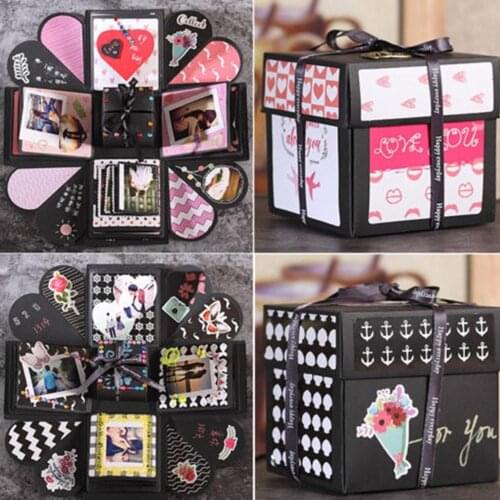 Surprise Partys Love Explosion Box Gift for Anniversary Scrapbook DIY Photo Album birthday Christmas Valentines Day Gift