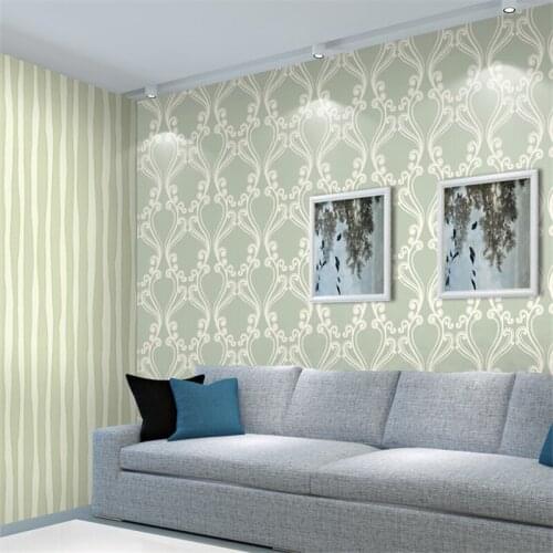 Beibehang Simple European-style non-woven wallpaper color home furnishings living room bedroom background wallpaper