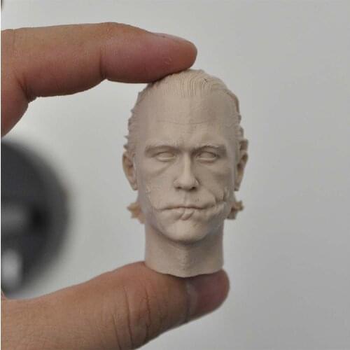 Blank Hot 1/6 Scale The Robber Joker Heath Ledge Head Sculpt Unpainted Fit 12" Figure