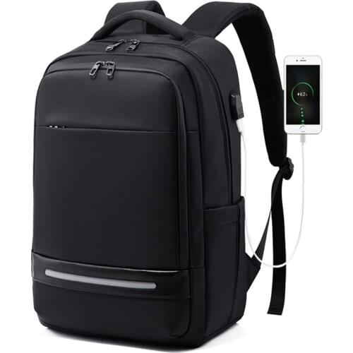 Casual Men Women Anti Theft Laptop Backpack USB Charging Bagpack Male Waterproof Business Travel Bag Teenage School Bags Mochila