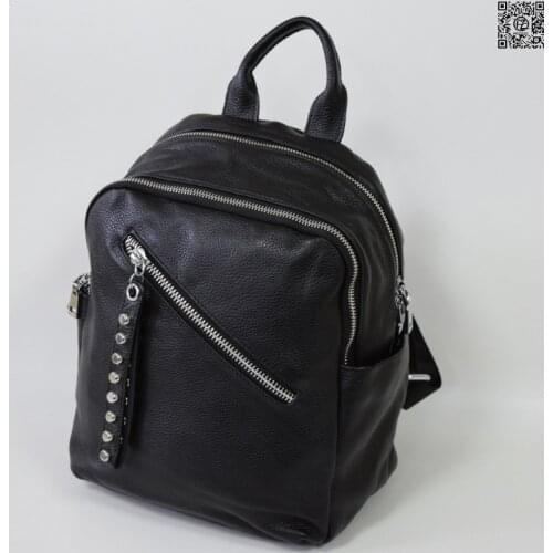 Backpack, genuine leather, posess store, sb07-11