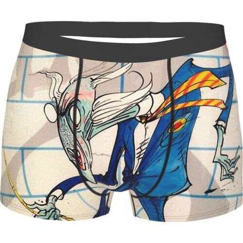 Heavy Metal 1960s Punk Rock Music Floyd Blue Underpants Homme Panties Man Underwear Ventilate Shorts Boxer Briefs