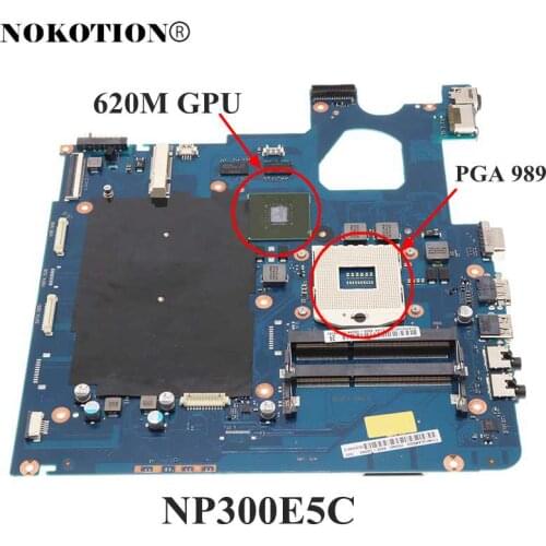 Nokotion SCALA3-15 17CRV BA92-10504A BA92-10504B BA41-01976A For Samsung NP300E5C Laptop Motherboard Geforce 620M HM77