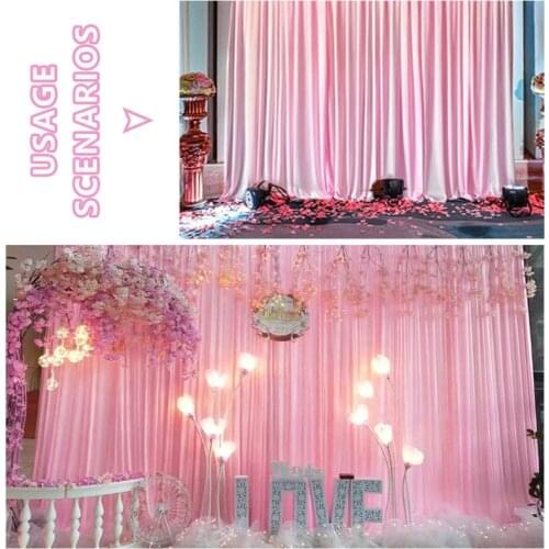 Background Cloth Backdrop Drapes Panels for Wedding Ceremony Party Home Curtain Window photography Stage Decoration