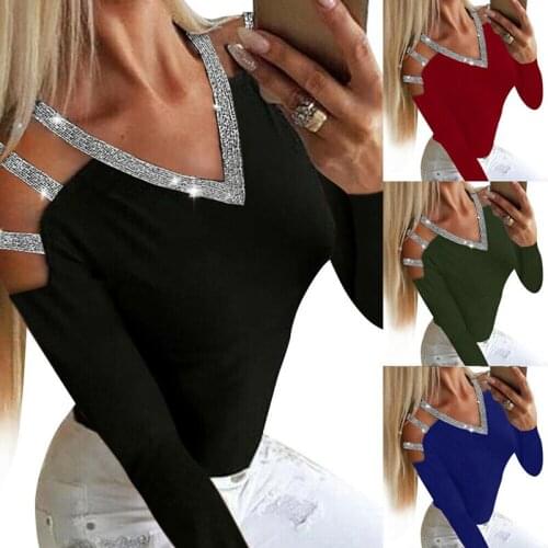 2021 New Summer Women Elegant Long Sleeve Leisure Top Female Leisure OL Basic Shirt Glitter Ladder Cutout Sleeve Casual Blouse