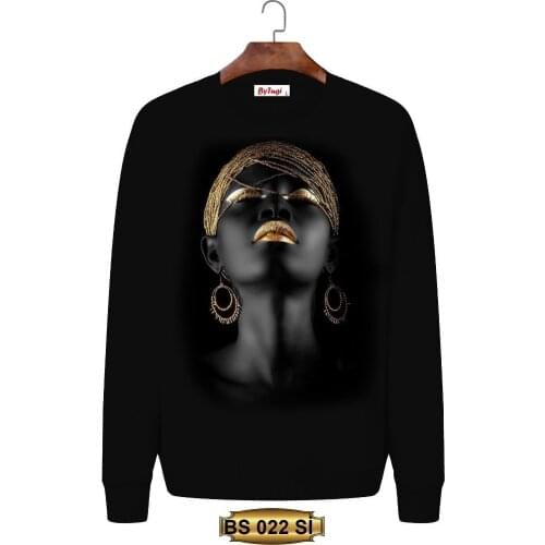 3D Printed womens sweatshirt made in turkish 2020 trend