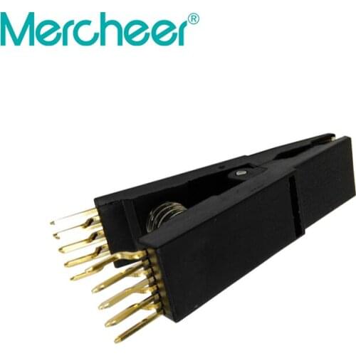 Gold SOP16 150-300MIL Quick Clip FLASH Free Disassembly Burning Test Clip Wide-body Narrow-Body Universal Online Burning Clip