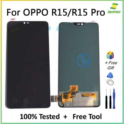 6.28'' LCD Screen For OPPO R15 CPH1835 LCD Display Touch Screen Digitizer Assembly Replacement For OPPO R15 Pro CPH1833 CPH1831