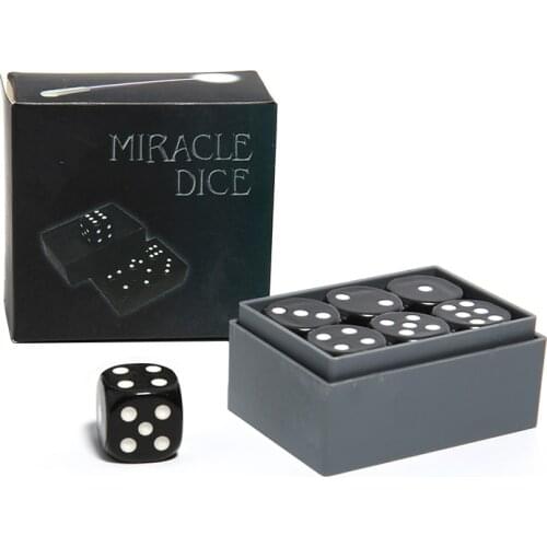 6 Pcs/Box Predict Miracle Dice Turn All Dice Into 6 Magic Toy Magicians Magic Shows Tricks Illusion Props Childrens Toys Gifts
