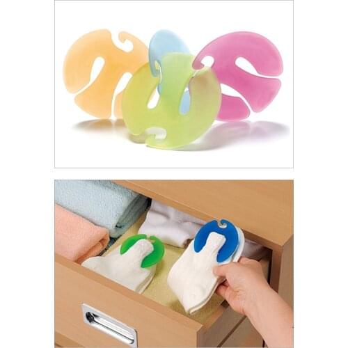 6Pcs Socks Clips Multifunctional Home Storage Products For Underwear Glove Tie Clip