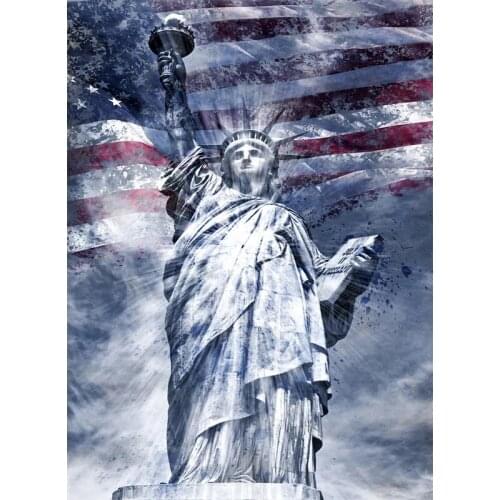 Diamond painting "Statue of Liberty", 5D DIY diamond embroidery, round/square diamond inlaid mosaic, cross stitch art gift E1636