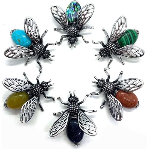 Beautiful Animal Shape Brooch Pin Pendant Necklace Ladies Handmade Jewelry Abalone Shell Material Can Be Wholesale 47x40x16mm