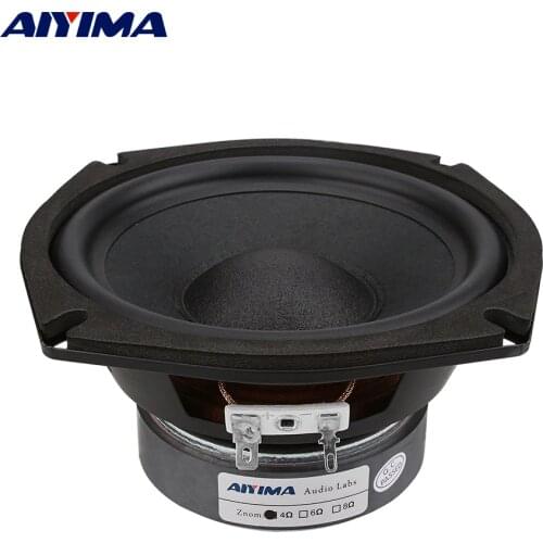 AIYIMA 5.25 Inch Subwoofer Bass Speaker Driver 4 8 Ohm 120W Home Theater Hifi Power Woofer Music Sound Loudspeaker 1PC