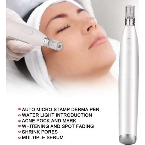 Electric Auto Micro Stamp Microblading Pen Anti Aging Skin Rejuvenation Micro Electric Needle Beauty Instrument Skin Care Device
