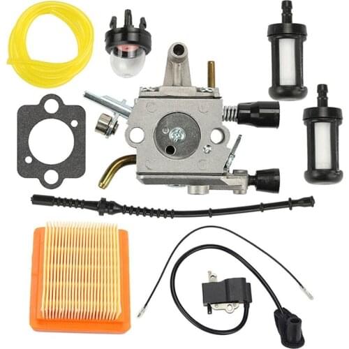 Carburetor Kit Replacement Accessories For Stihl FS120 FS200 FS250 FS250R FS300 FS350 Trimmer Brushcutter Replace Parts