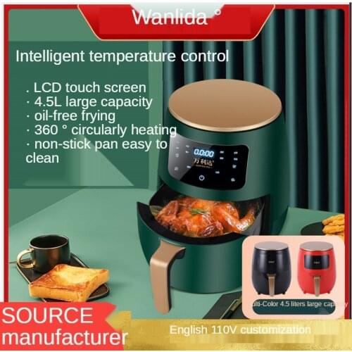 Malata 4.5L Oil-free Smart Fryer Home Cooking Micro Cyclone 2.5L Household Oil-Free Empty Fryer Electric Fryer Oven SP0185