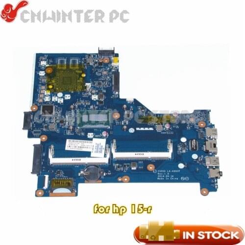 NOKOTION For HP Pavilion TouchSmart 15-R Laptop Motherboard SR16Q I3-4010U DDR3L 764109-501 764109-001 ZSO50 LA-A992P