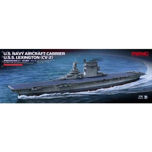 Meng Model PS-002 1/700 U.S. Navy Lexington CV-2 - Scale Model Kit