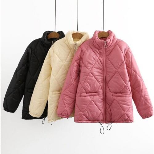 2021 New Winter Warm Parkas Coats Women Plus Size Solid Thicken Jackets Clothing Casual Outerwear Oversize Female 3XL 4XL