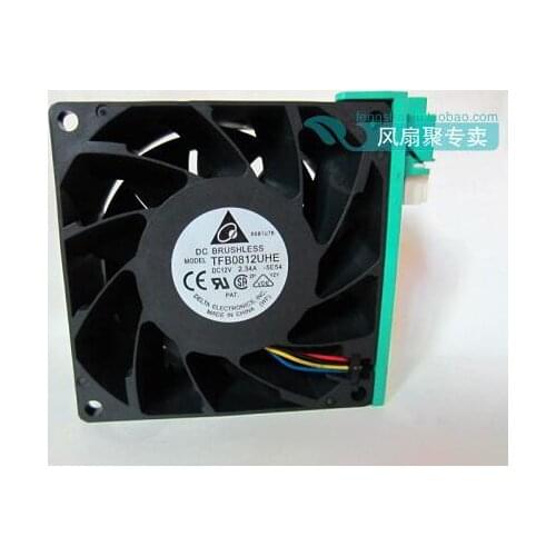 Original Delta DC 12V 2.34A TFB0812UHE 8cm 8038 80*80*38MM 4-Line PWM Server Cooling Fan