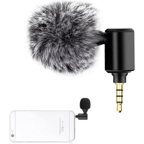 3.5 mm Jack Mobile Phone Adjustable Microphones, Mini Microphone for Smartphone