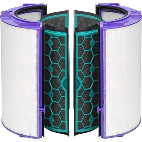 Carbon Filter for Dyson TP04/HP04/DP04/TP05/HP05 Pure Cool Hepa Purifier Sealed Two Stage 360 Degree Filter System