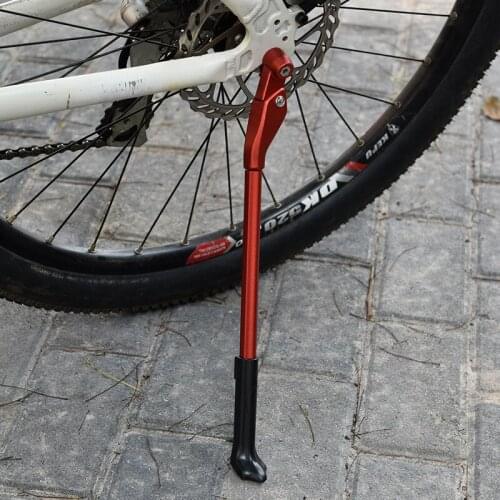 ROCKBROS Cycling Kickstand Bike Adjustable Anti-skid Carbon Parking Ultra-light Rack Bike Stand Foot Support Bicycle Accessories