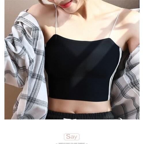 2021 Women Ice Silk Bras Seamless Beauty Back Bralette Sexy Lingerie Free Wire Underwear Tube Scalloped Tops Bra For Ladies Girl