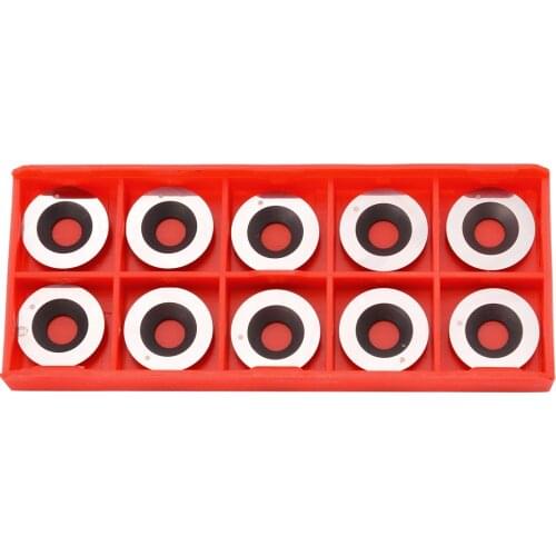 10Pcs High Strength 16x3-30 Degree Round Carbide Cutter Insert 5/8" 16mm Diameter For Wood Turning Tool Lathe Cutter