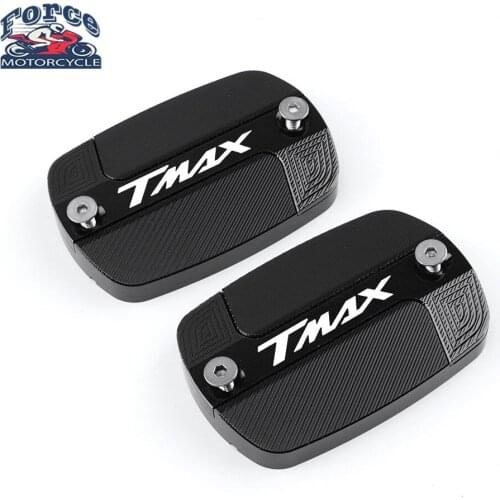 Aluminum Motorcycle Brake Fluid Fuel Reservoir Tank Cap Cover For YAMAHA T-Max 500 TMAX 500 TMax 530 SX DX 560 TECH MAX TMAX