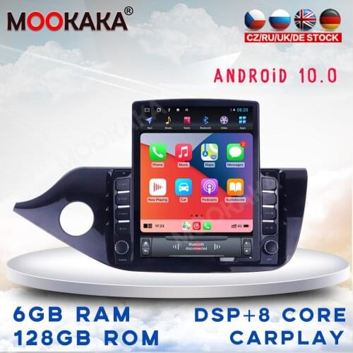 For KIA CEED 2012-2016 Tesla Screen Android 10 Car Multimedia Stereo Player Carplay GPS Navigation Head Unit DVD