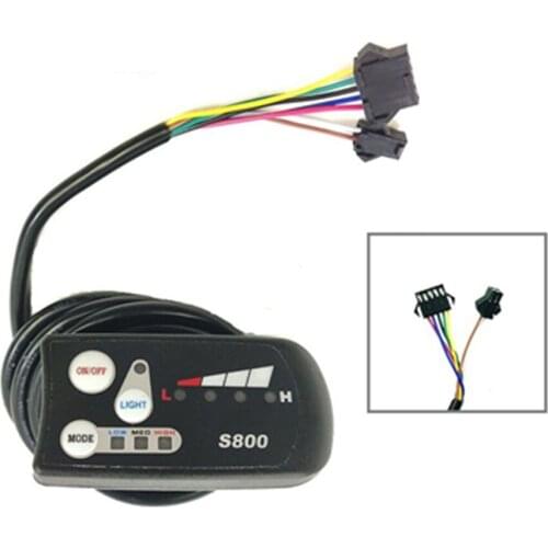 Electric bike Battery Display 36v 48v Battery LED LCD meter S800 display ebike Modification accessories