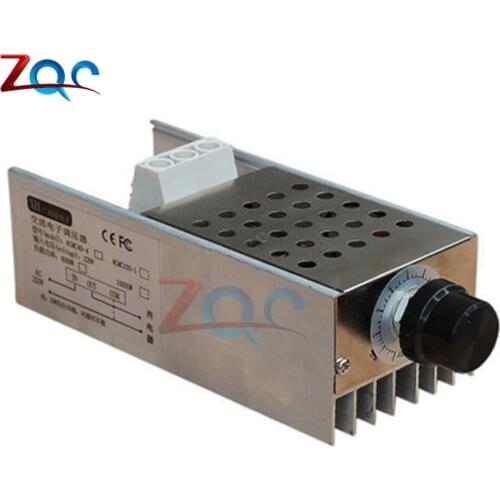 10000W AC 110V-220V SCR Voltage Electronic Regulator Motor Speed Controller Control Dimming Dimmer Thermostat Import High-power