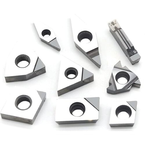1PCS PCD CBN Diamond Inserts Cutter Tool CCMT060204 DCMT11T304 TCMT110204 TNMG WNMG VBMT APKT 16ER Lathe Internal Turning Tools