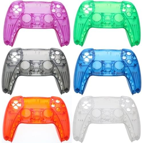 JCD Translucent Colour Cover For Playstation5 Protective Shell Case Faceplate Replacement Parts