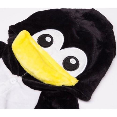 Boy Girl Cute Cartoon Animal Black Penguin Costume Cosplay Clothing for Kids Childrens Day Costumes