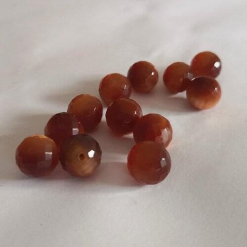 16mm cats eye round facet beads,about 1.2mm hole size,half hole for your jewelry pendant use,10 pieces per lot,wholesale price