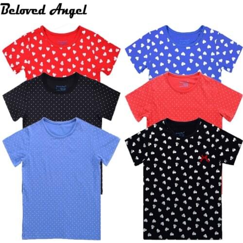 Beloved Angel Boys Girls Summer Short Sleeves Tops T Shirt Baby Kids T-shirt Childrens Chothing tee Fashion Wear For 1-6 Years