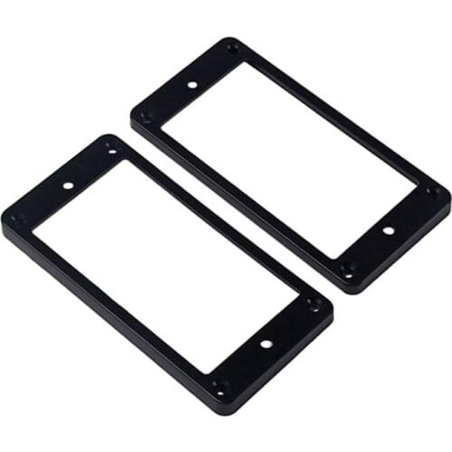 Metal Humbucker Pickup Cover Mounting Ring Curved Tapered for Electric Guitar