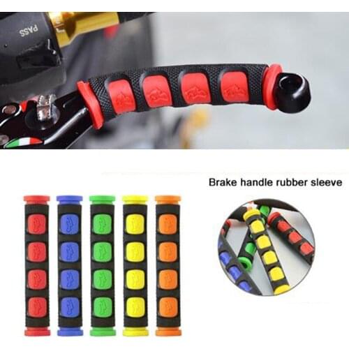 Soft Anti-Slip Brake Handle Silicone Sleeve Motorcycle Bicycle Protection Cover Accessories Boutique Protective Gear Wholesale