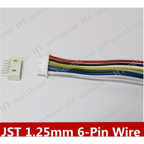 NEW 100PCS/LOT Micro JST SH 1.0mm Pitch 6Pin Female Connector with Wire 100mm Free shipping