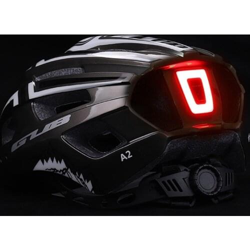 NEW Bicycle Helmet LED Light Rechargeable Intergrally-Molded Cycling Helmet MTB Mountain Road Bike Helmet Sport Safe Hat For Man