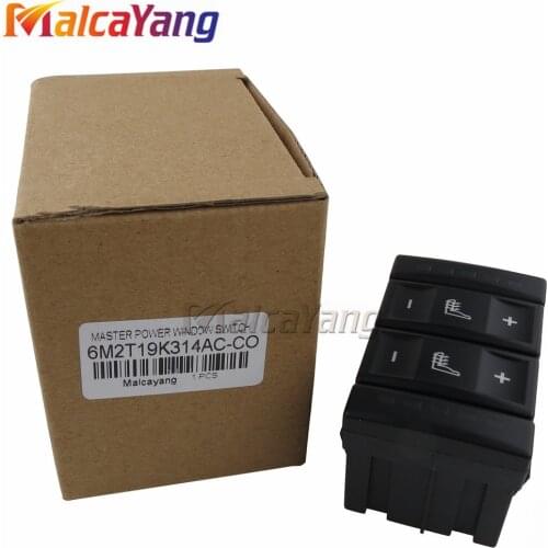 New Black Seat Heating Button Control Switch For Ford Mondeo MK4 S-MAX Galaxy MK 3 6M2T-19K314-AC 6M2T19K314AC BS7T19K314AB