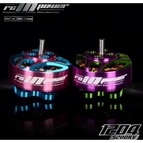 RCinpower GTS 1204 5000KV V2 mini Brushless Motor 1.5mm 3-4S 6g indoor mini motor RC Multicoptor FPV Drone freestyle 5