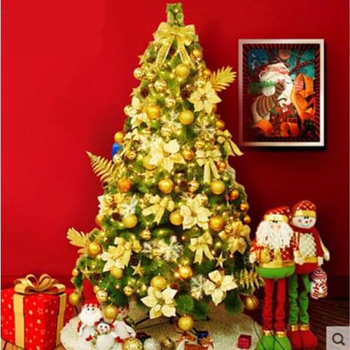1.5 m / 150cm encryption Christmas Package Christmas tree pine needles small hotel supermarket home decorations