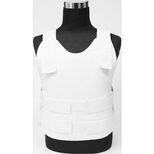 Concealed White VIP Full Body Bulletproof Armor Vest
