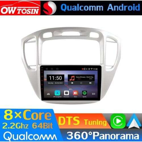 Qualcomm 8Core Android Car Multimedia For Toyota Highlander 1 XU20 Kluger 2001-2007 GPS 360 Panoramic Radio CarPlay Head Unit