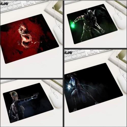 XGZ High Quality Black Rubber Mousepad Player Computer Game Player Mouse Pad Speed Game Mouse Pads Gift Mat for mortal kombat