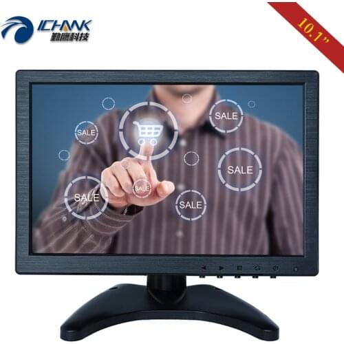 ZB101JC-27R/10.1"inch 1280x800 VGA USB Mini POS Cash Register Meal Machine Medical Resistive Touch LCD Screen PC Display Monitor