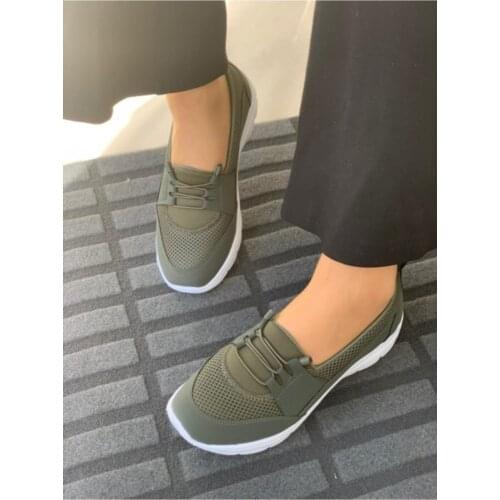 SGE SHOES Women Khaki color Green Orthopedic Daily SHOES Comfortable Model